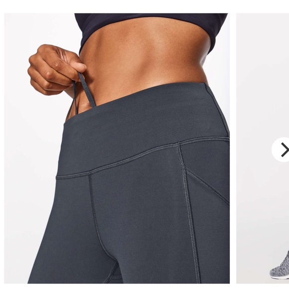 58 - Lululemon Home Stretch Crop leggings- size 4 - Picture 2 of 10